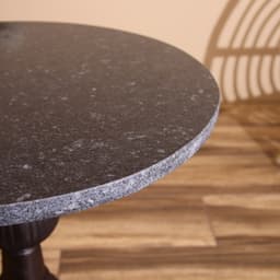 Стол кофейный, 41×41×59 см, алюминий, мрамор