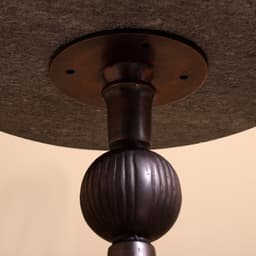 Стол кофейный, 41×41×59 см, алюминий, мрамор