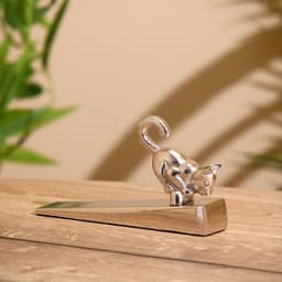 Стоппер дверной «Киска», 15×3.5×9 см, алюминий