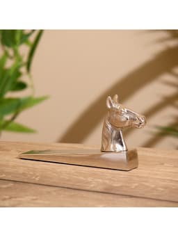 Стоппер дверной «Конь», 15×3.5×9 см, алюминий