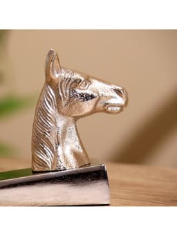 Стоппер дверной «Конь», 15×3.5×9 см, алюминий