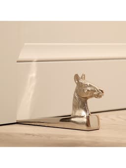 Стоппер дверной «Конь», 15×3.5×9 см, алюминий