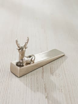 Стоппер дверной «Олень», 16.5×5×9 см, алюминий