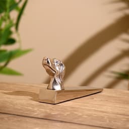 Стоппер дверной «Собака», 15×3.5×8 см, алюминий
