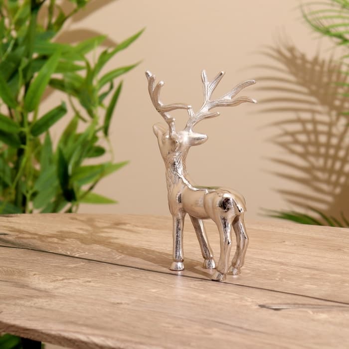 Сувенир «Олень», 13×10×20 см, алюминий