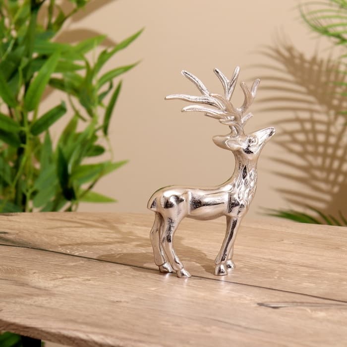 Сувенир «Олень», 13×10×20 см, алюминий