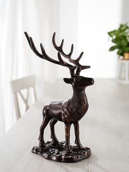 Сувенир «Олень», 17×16×34 см, алюминий