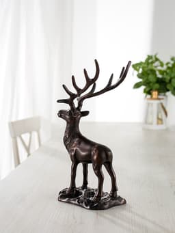 Сувенир «Олень», 17×16×34 см, алюминий