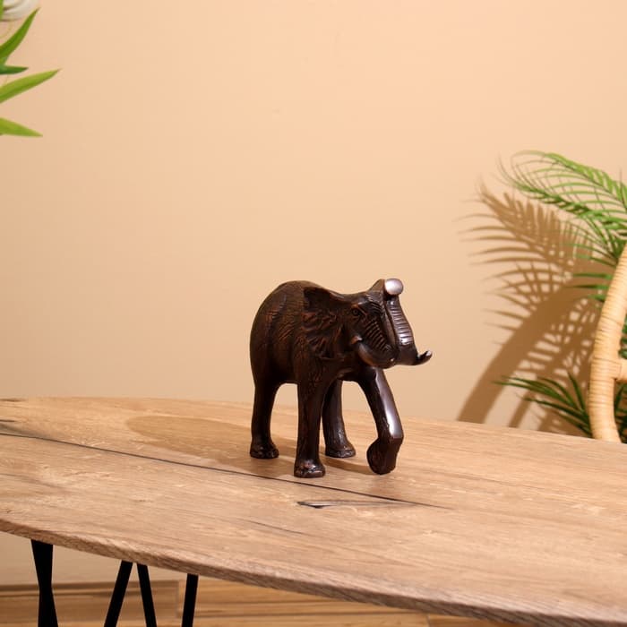 Сувенир «Слоник», 28×9×18 см, алюминий