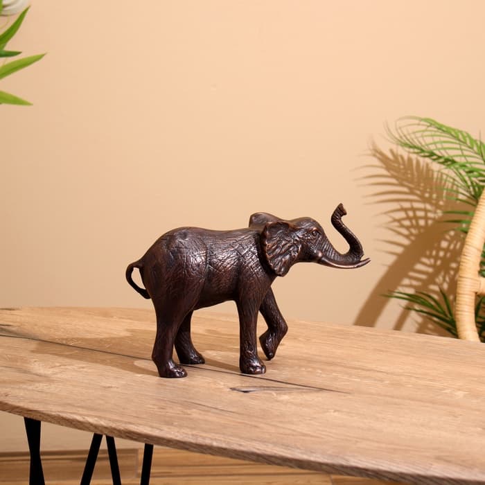 Сувенир «Слоник», 28×9×18 см, алюминий