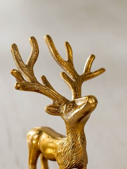 Сувенир с крючком «Олень», 12×9×18 см, алюминий