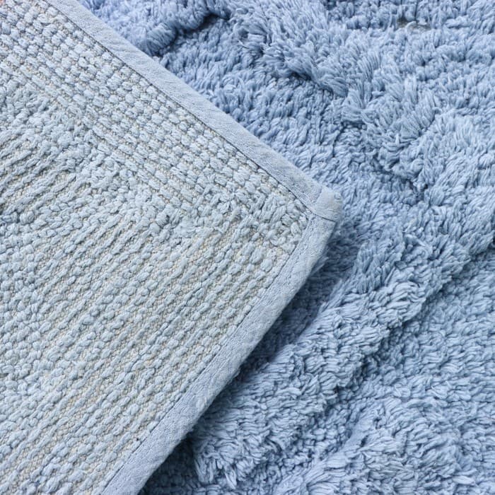 Коврик для дома Доляна «Нежность», 40×60 см, голубой