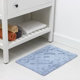 Коврик для дома Доляна «Нежность», 40×60 см, голубой