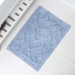 Коврик для дома Доляна «Нежность», 40×60 см, голубой