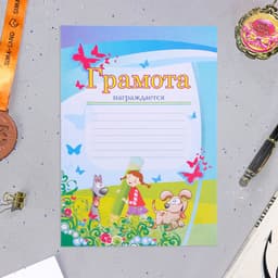 Портфолио в папке, обучающегося в начальной школе, 8 грамот, А4