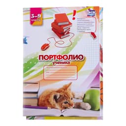 Портфолио в папке, ученика 5 - 9 класса, 8 грамот, А4