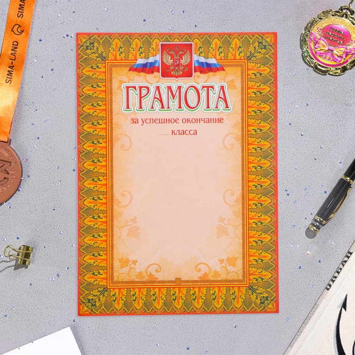 Портфолио в папке, 8 грамот, А4 «Старшеклассник»