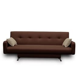 Диван прямой «Манго 3», спальное место 1100×1920 мм, обивка ткань, цвет нео шоколад/латте