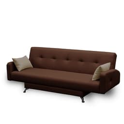 Диван прямой «Манго 3», спальное место 1100×1920 мм, обивка ткань, цвет нео шоколад/латте