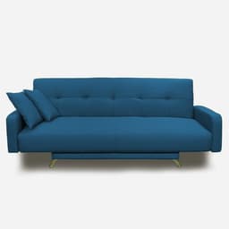 Диван прямой «Манго 3», спальное место 1100×1920 мм, обивка ткань, цвет савана деним