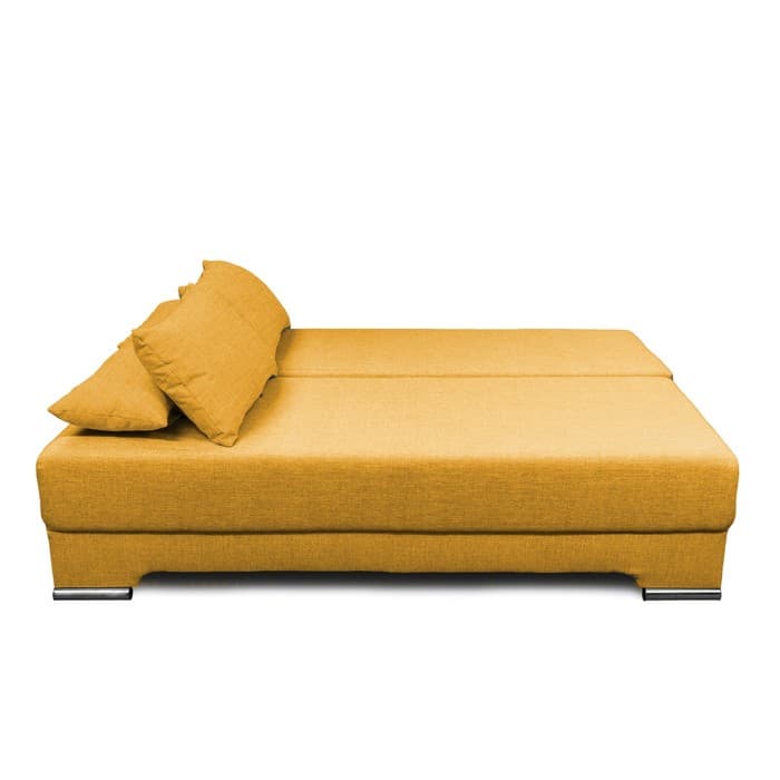 Диван прямой «Киви», спальное место 1400×1900 мм, обивка ткань, цвет савана елоу