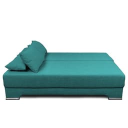 Диван прямой «Киви», спальное место 1400×1900 мм, обивка ткань, цвет савана лагун