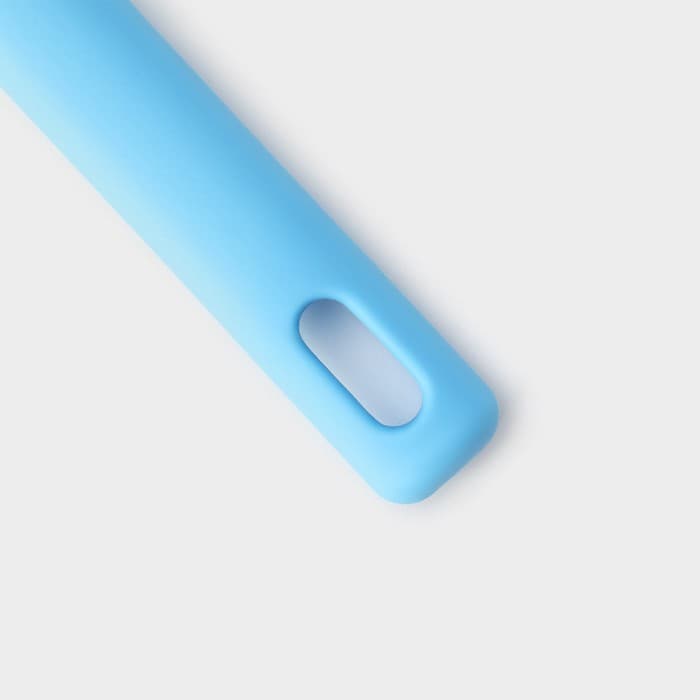 Ложка Доляна «Люкс», 28×6.5×2 см, голубая