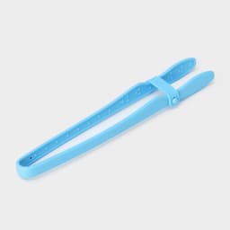 Щипцы кухонные Доляна «Дуэт», 24.5×4.5×2 см, голубые