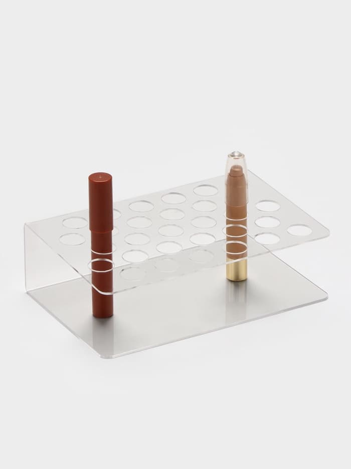 Подставка под тушь на 30 позиций, 19.5×12.5×5.8 см, оргстекло 2 мм
