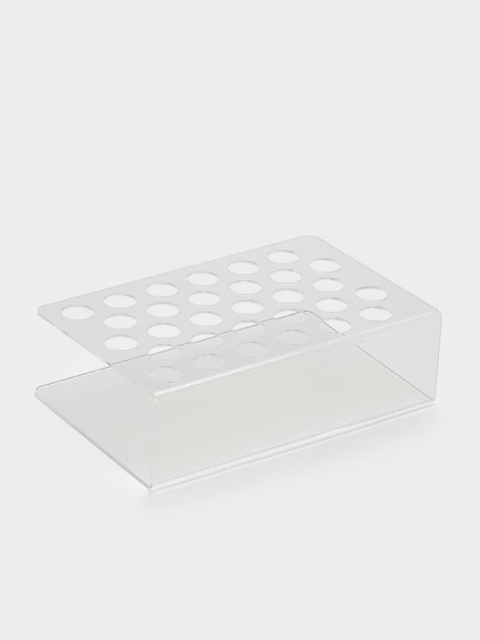 Подставка под тушь на 30 позиций, 19.5×12.5×5.8 см, оргстекло 2 мм