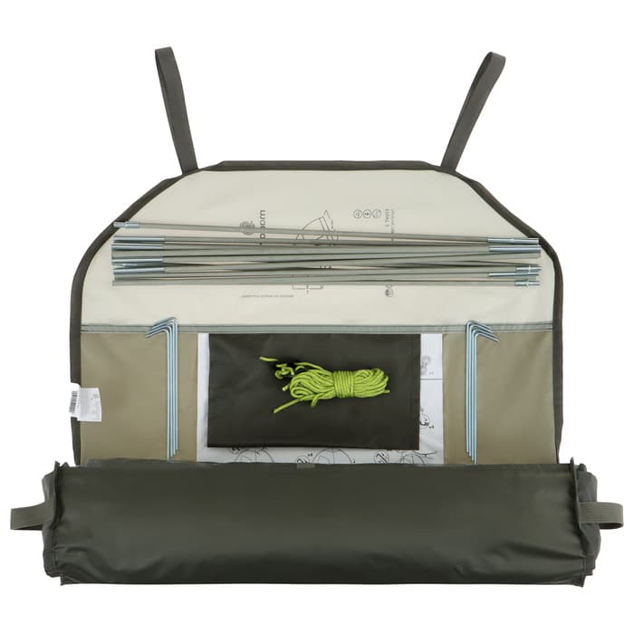 Палатка туристическая 2-местная maclay FISHT 2, 205×150×105 см, трекинговая, однослойная, зелёная