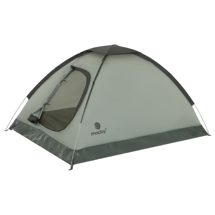 Палатка туристическая 2-местная maclay FISHT 2, 205×150×105 см, трекинговая, однослойная, зелёная