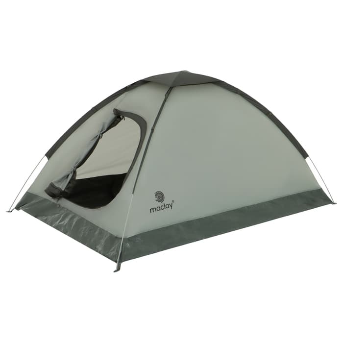 Палатка туристическая 2-местная maclay FISHT 2, 205×150×105 см, трекинговая, однослойная, зелёная