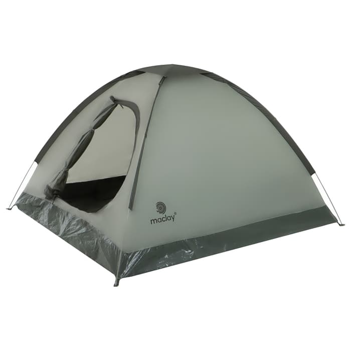 Палатка туристическая 3-местная maclay FISHT 3, 205×180×120 см, трекинговая, однослойная, зелёная