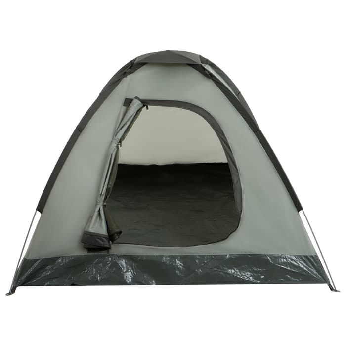Палатка туристическая 3-местная maclay FISHT 3, 205×180×120 см, трекинговая, однослойная, зелёная