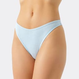 Трусы женские бразилиана Mark Formelle, цвет голубая иллюзия, размер 46 (M)