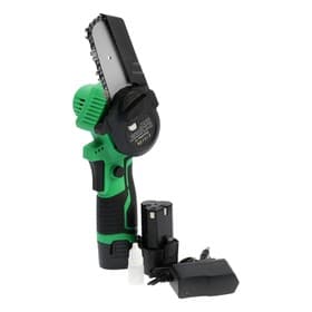 Пила цепная аккумуляторная Zitrek GreenSaw 12 082-1859, 12 В, 1.5 Ач, Li-ion АКБх2 шт., ЗУ