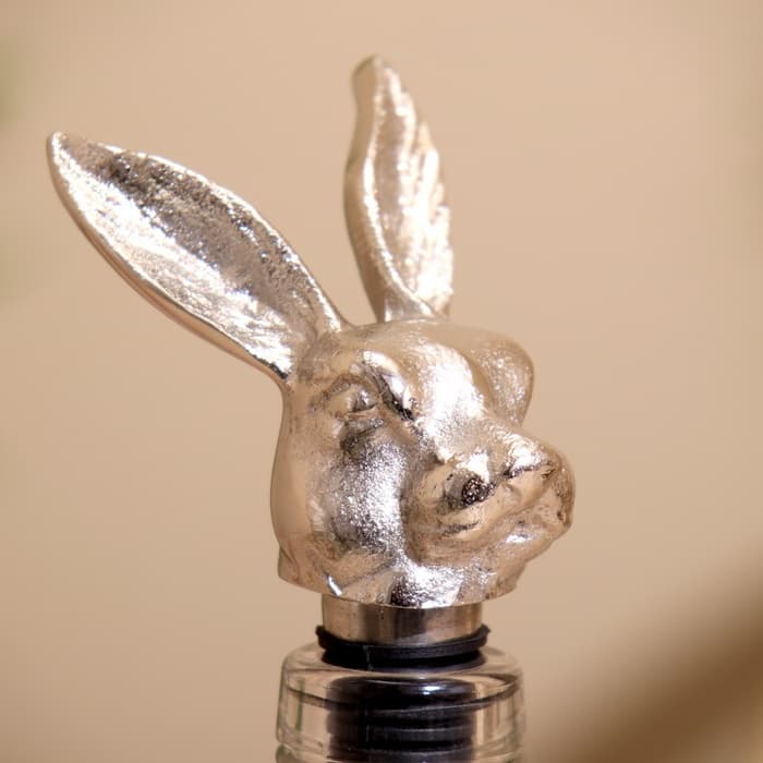 Пробка для бутылки «Заяц», 5×5×13 см, алюминий