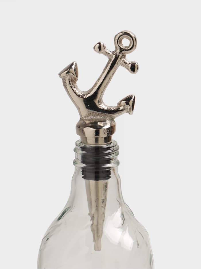 Пробка для бутылки «Якорь» алюминий 5×2×14 см