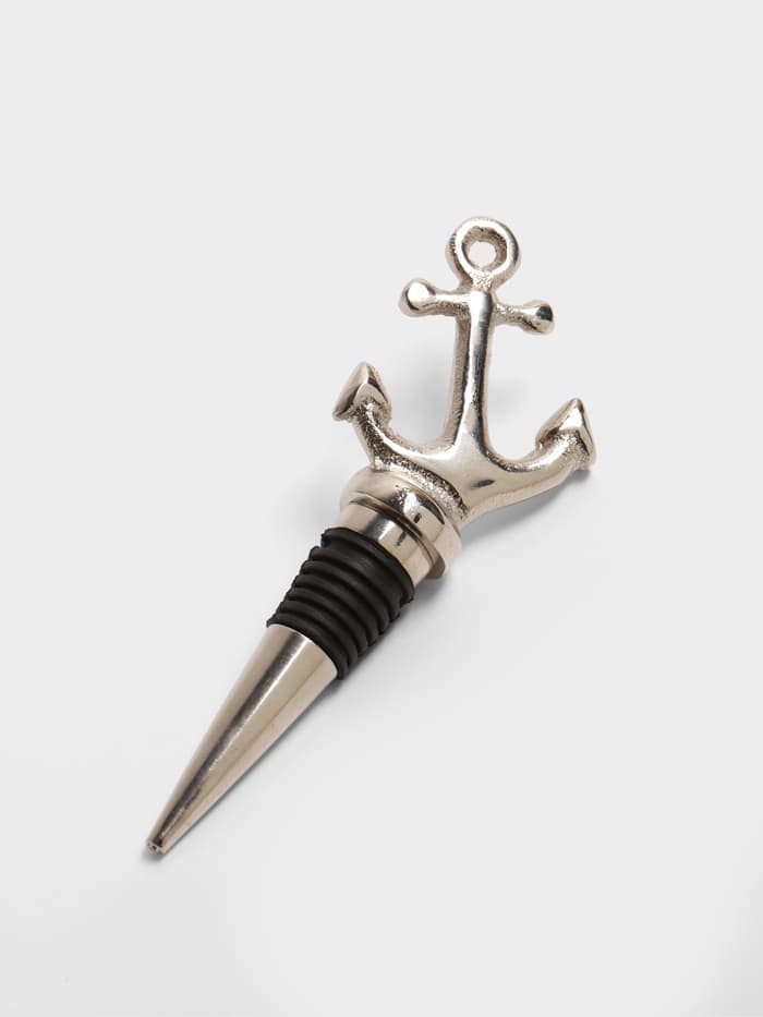 Пробка для бутылки «Якорь» алюминий 5×2×14 см