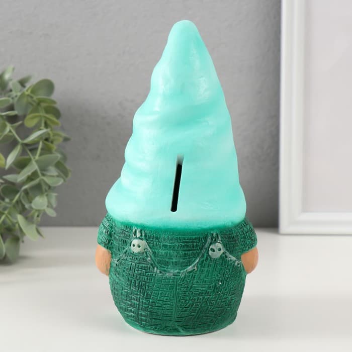 Копилка для денег «Гном Остин», гипс, 17.5×9.5×8.5 см