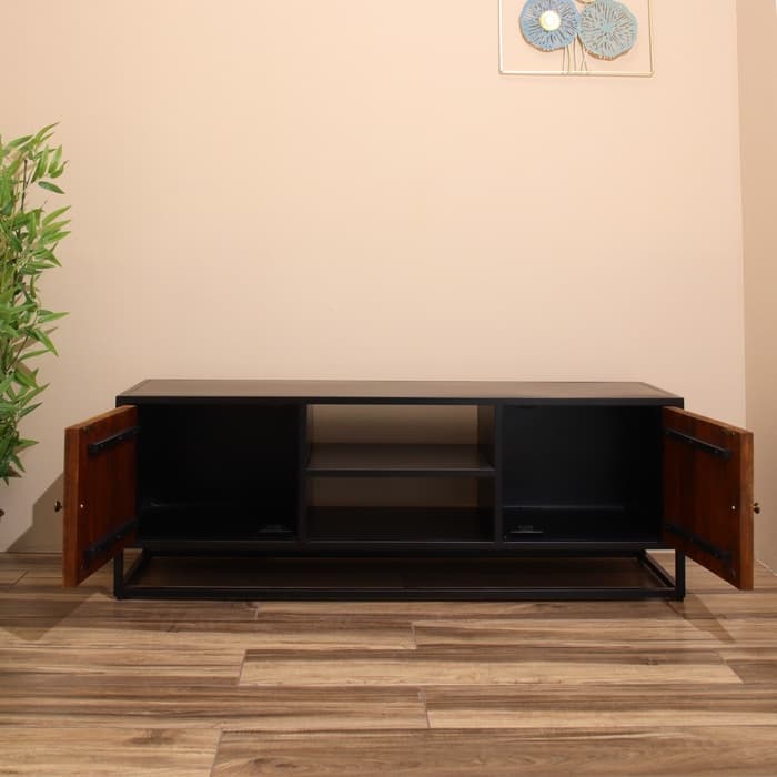 Тумба под ТВ «Брауни», 140×40×50 см, манговое дерево