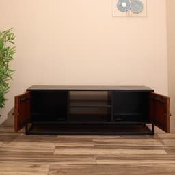 Тумба под ТВ «Брауни», 140×40×50 см, манговое дерево