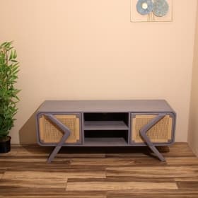 Тумба под ТВ «Грэй», 145×40×55 см, манговое дерево