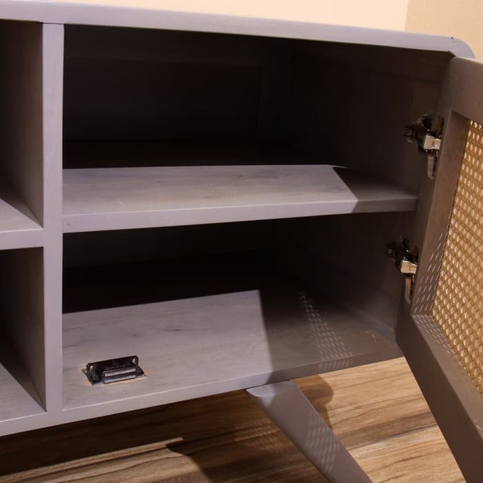 Тумба под ТВ «Грэй», 145×40×55 см, манговое дерево