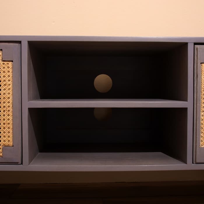 Тумба под ТВ «Грэй», 145×40×55 см, манговое дерево