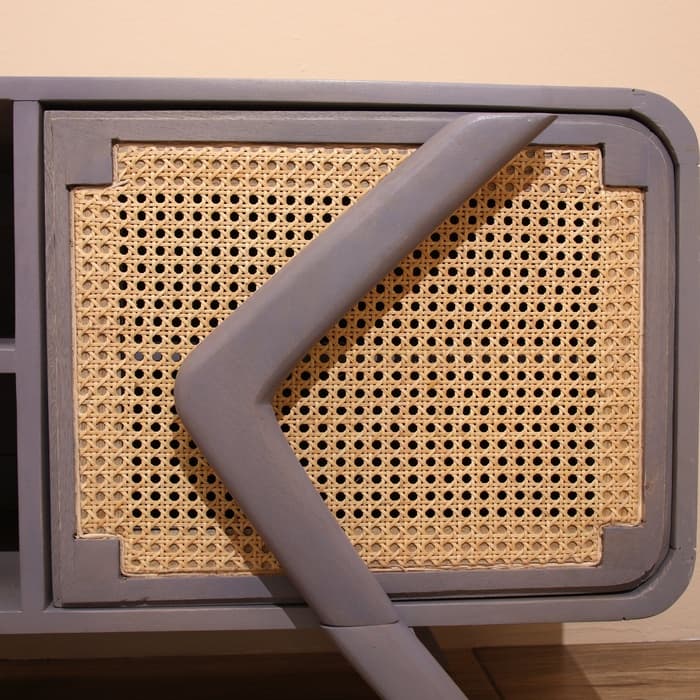 Тумба под ТВ «Грэй», 145×40×55 см, манговое дерево