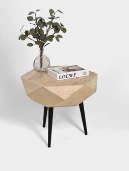 Столик кофейный, 51×51×50 см, манговое дерево