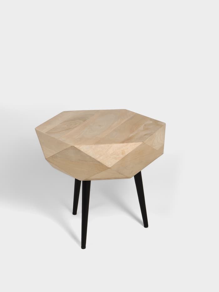 Столик кофейный, 51×51×50 см, манговое дерево