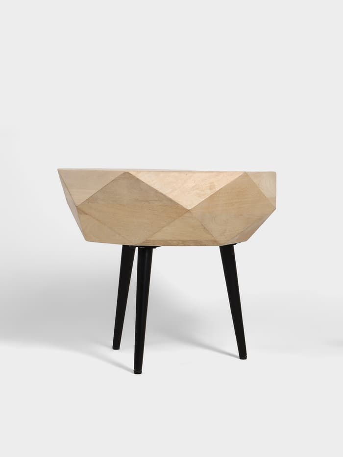 Столик кофейный, 51×51×50 см, манговое дерево